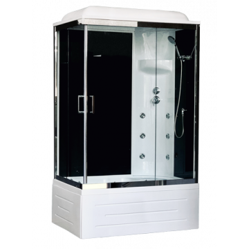 Душевая кабина Royal Bath RB8100BP3-BT-CH-R (черное/прозрачное)